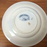 Plate in earthenware Vermont and Blanchet Paris
