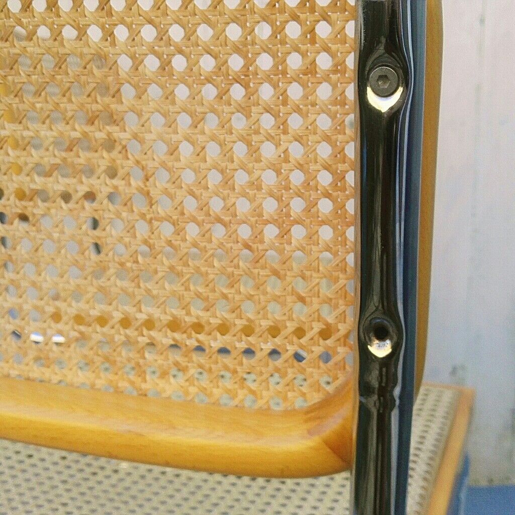 Pair of chairs cesca B32 marcel Breuer canned