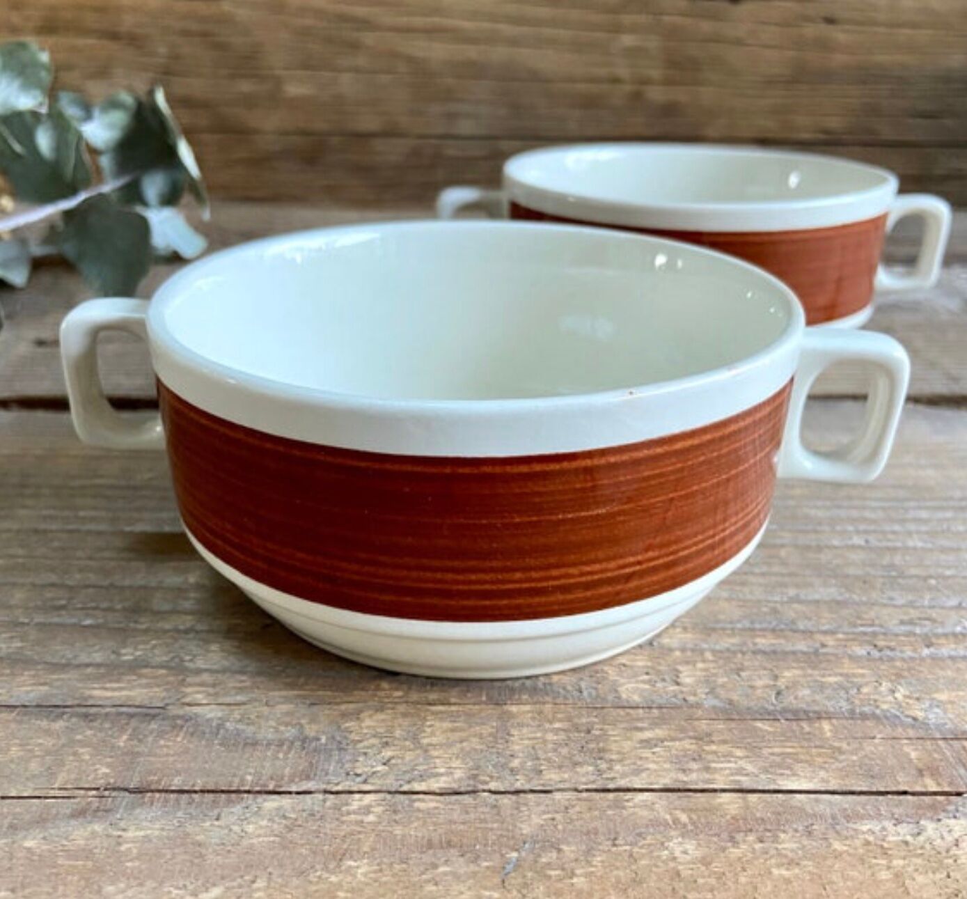 2 vintage Boch La Louvière Kéramis bowls