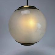 Mid-Century LS2 Pendants attributed to L. Caccia Dominioni for Azucena, 1950s, Set of 2