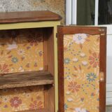 Renovated antique buffet – bright yellow