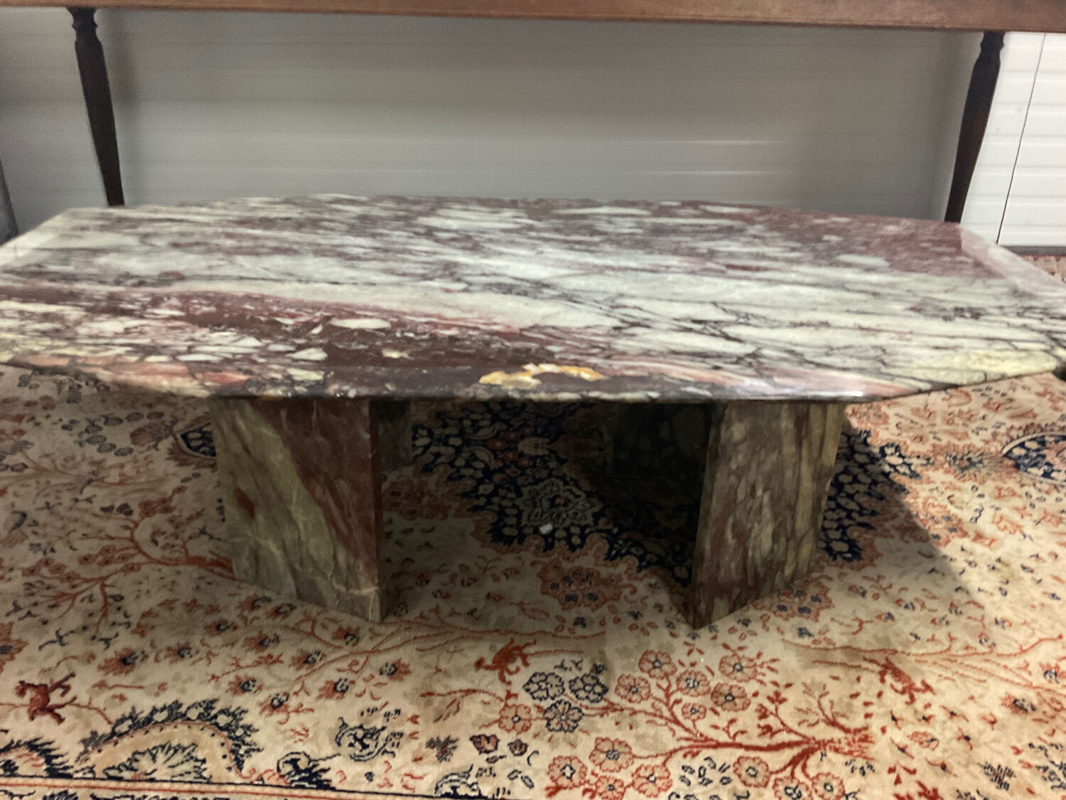 Vintage marble coffee table