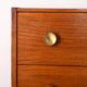 Retro chest of drawers with metal handles
