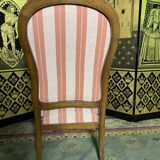 Fauteuil Voltaire en noyer