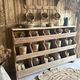 Ancien grainetier , meublé casiers en bois