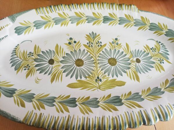 Plat poisson et saucière Henriot Quimper