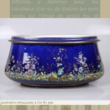 Planter signed Longwy late 19th