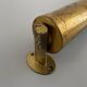 Small simple cylindrical brass wall light from the mid-century, 1950s, Germany.