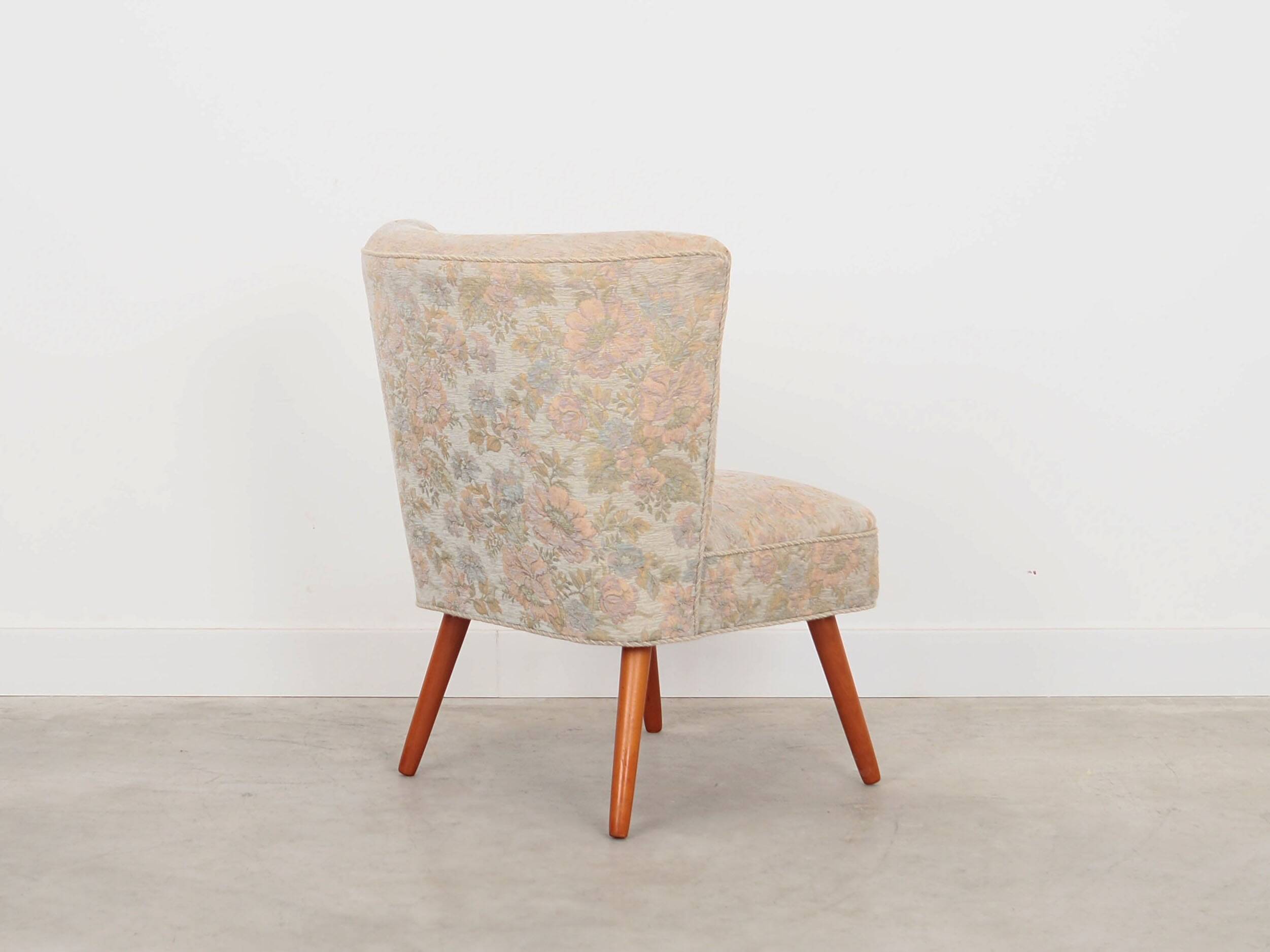 Set of two beech armchairs, Danish design, 1970s, production: Denmark