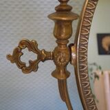 Psyche mirror in brass 39x30cm