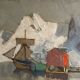 Impressionism Original Oil on Canvas Nordic Scene signed Knut Norman 1896-1977
