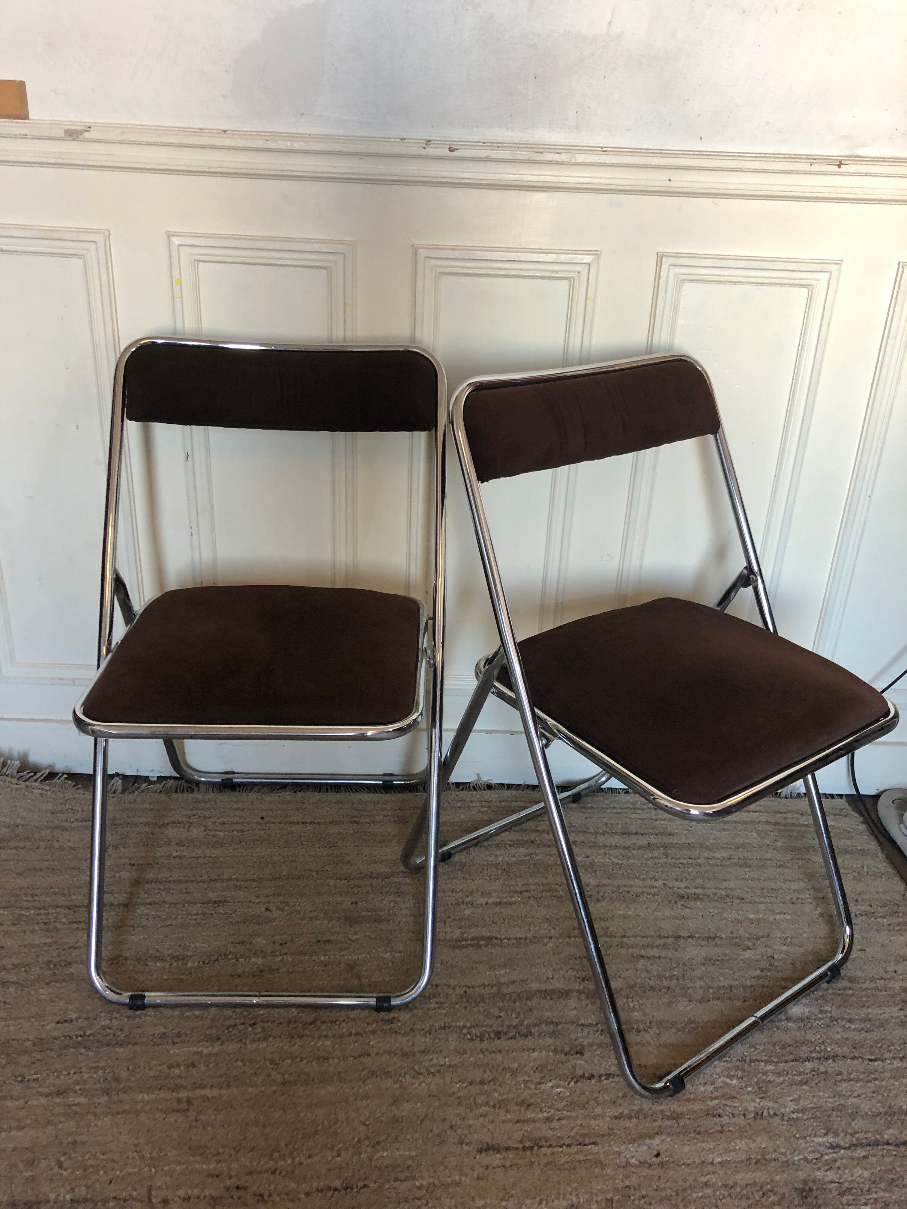 Duo chrome folding chair