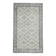 1970s Turkish Oushak Handmade Wool Cotton Green Area Rug 164x285