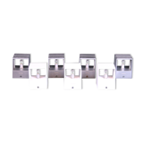 Modern Minimalist Metal Square Sconces by Philips - Set of 7
