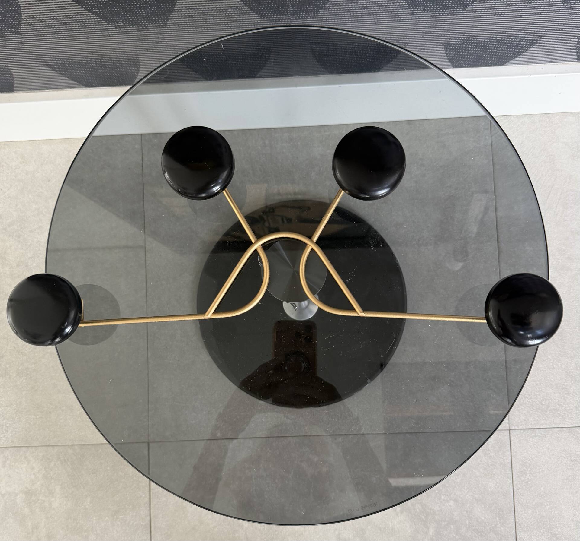 Vintage wall coat rack "Moustache" – 100% Steel – Fully res