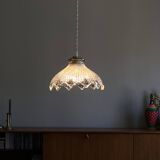 Suspension ancienne lustre abat jour en verre épais LAMP-7298