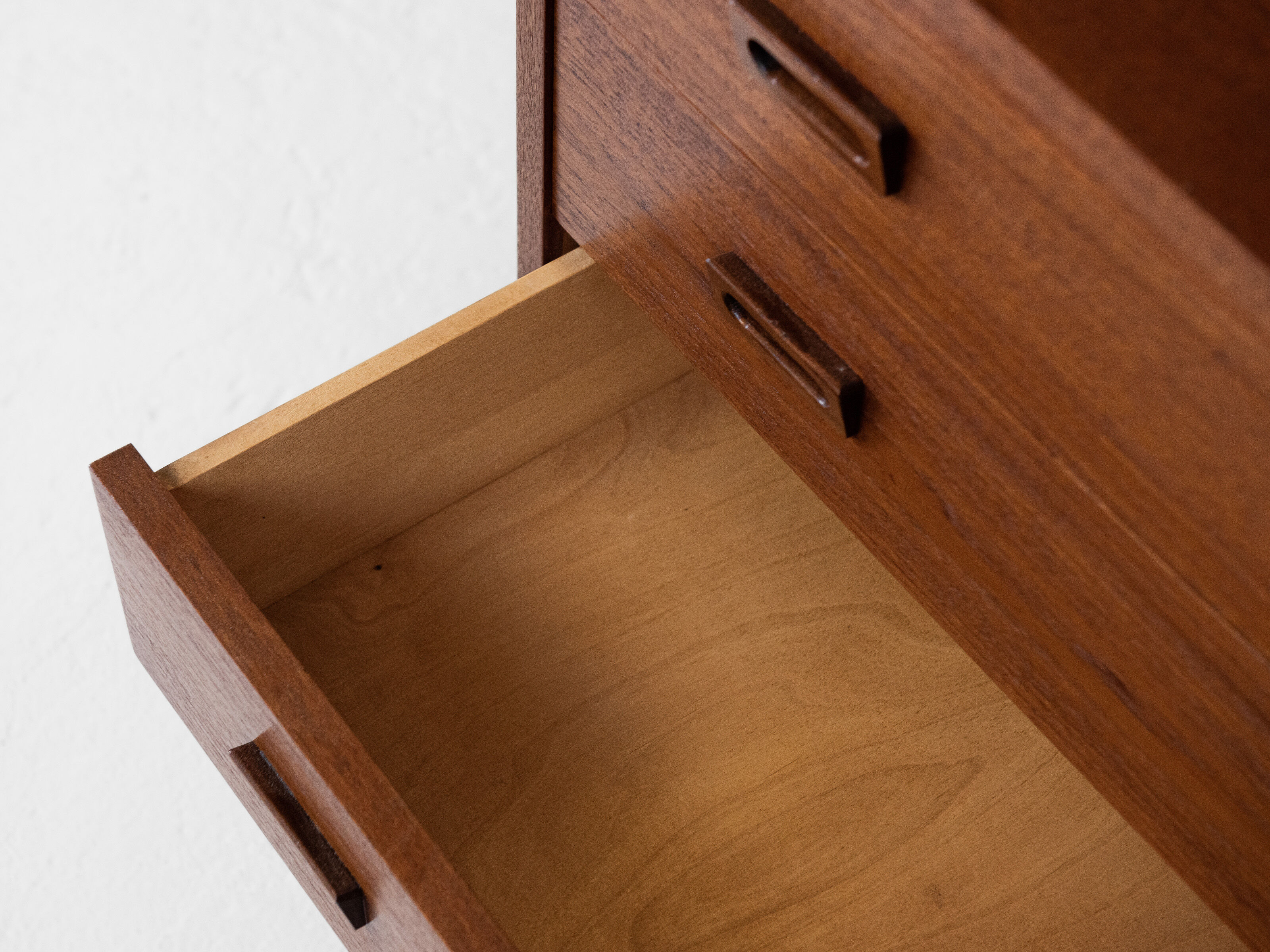 Midcentury Danish secretaire book shelf in teak by Nexø 1960s