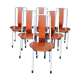 A. Castiglioni Irma serie of 6 chairs for Zanotta