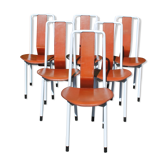 Série de 6 chaises Irma de A.Castiglioni pour Zanotta
