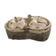 Salt and pepper shaker apple shape