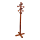 Modernist coat rack in solid wood - mid 20th century.