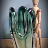 Green Murano vase