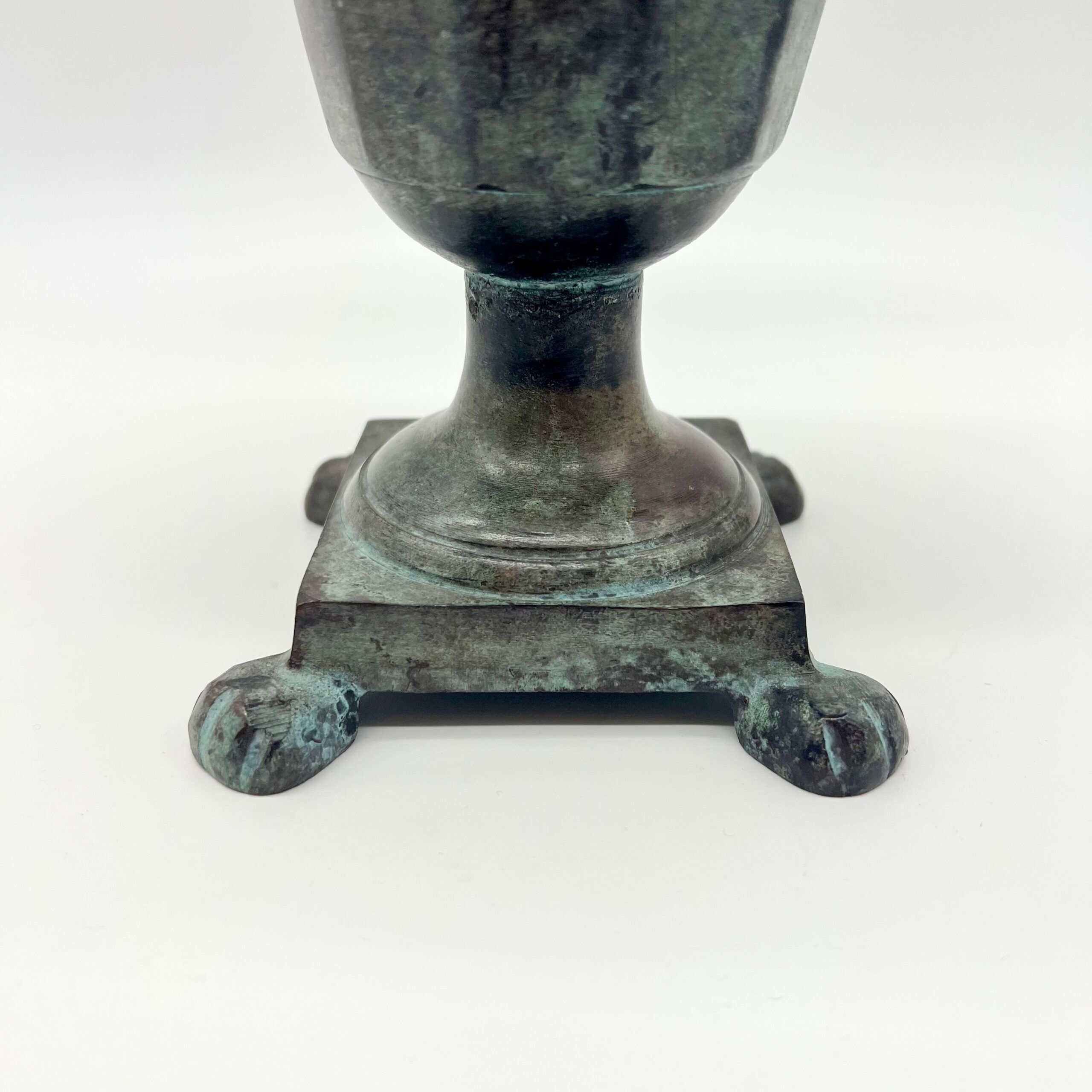 Pair of "Médicis" vases in verdigris – 1950s