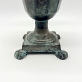 Pair of "Médicis" vases in verdigris – 1950s