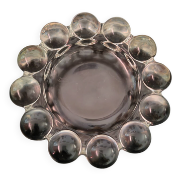 Cendrier vide poche en verre moulé "Boopie Boublle" mid century 1960