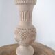 Clear natural terracotta vase decorated ethnic motifs