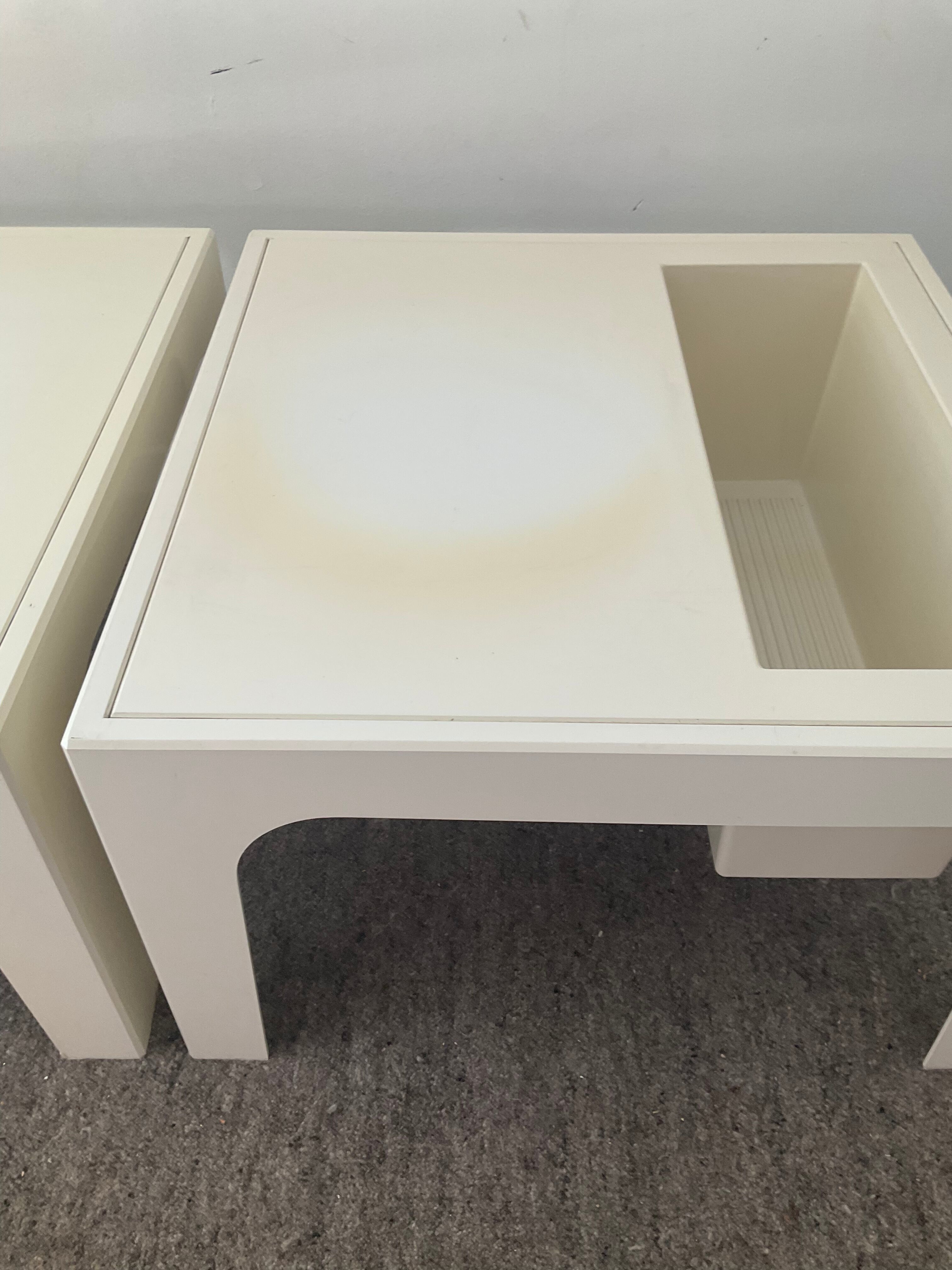Pair of side tables from the 70s