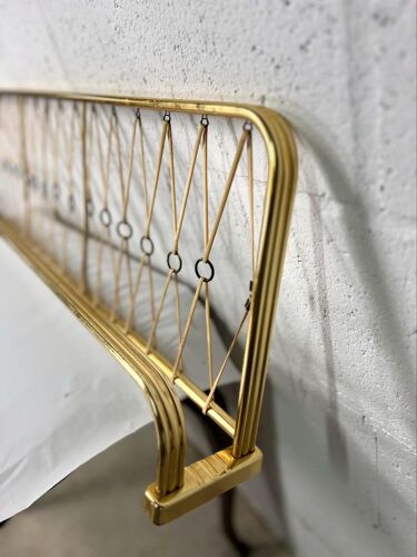 Vintage 'gold' wall coat rack