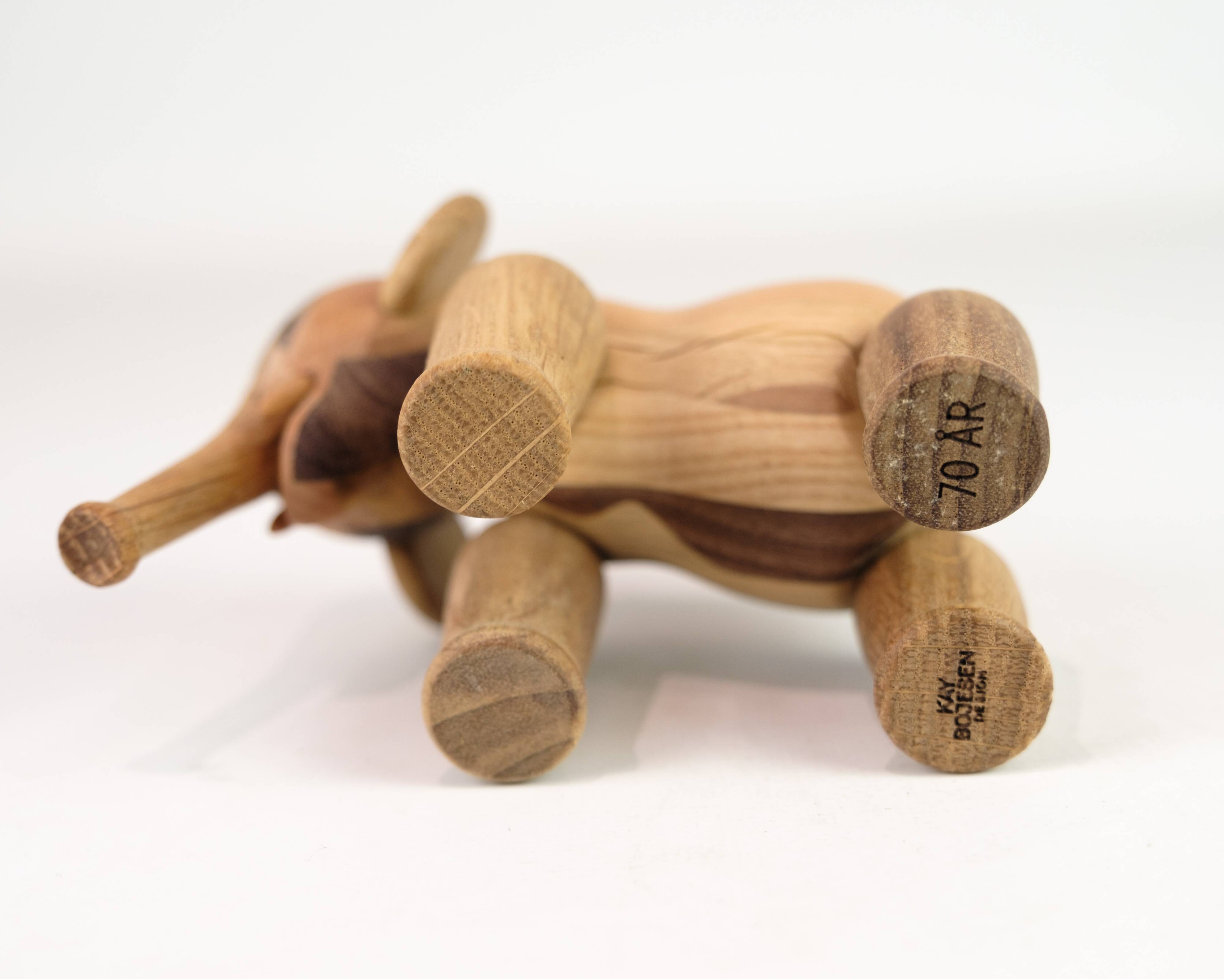 Kay Bojesen Reworked Mini Elephant In Multiple Wood Types 70th Anniversary