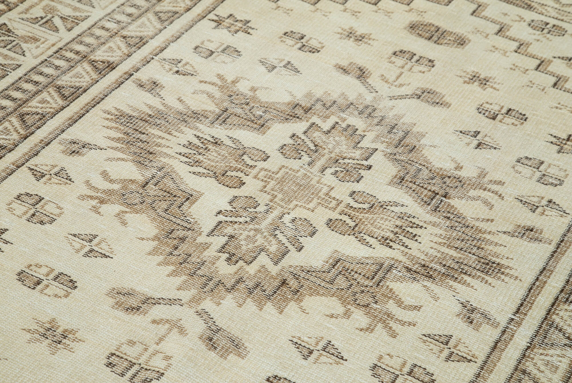 Handwoven Decorative Anatolian Beige Rug 160 cm x 273 cm