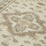 Handwoven Decorative Anatolian Beige Rug 160 cm x 273 cm