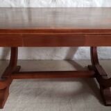 Walnut art-deco table