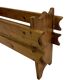 Vintage brutalist planter plant box sixties design wood