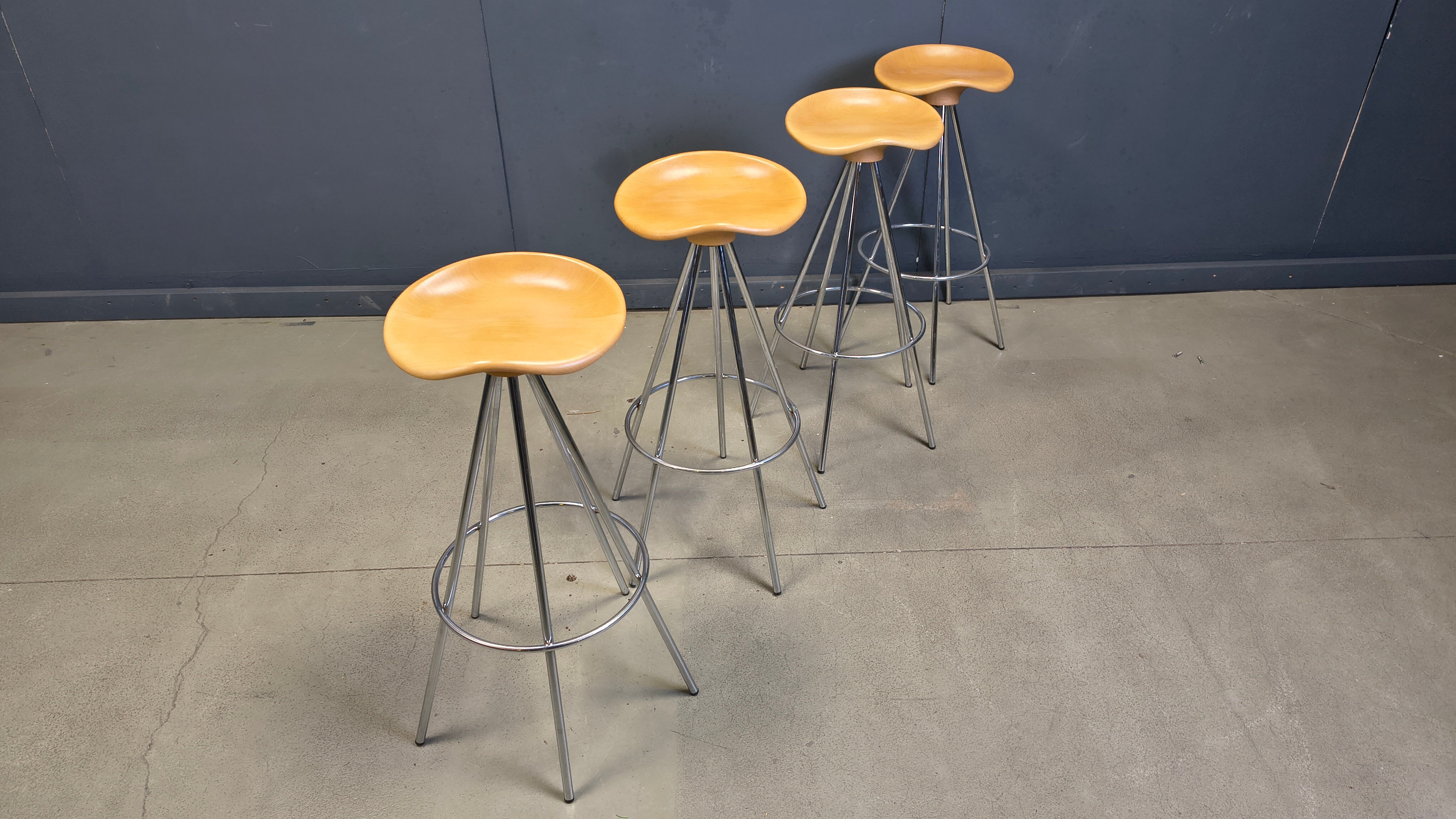 Set of Jamaica swivel bar stools by Pepe Cortès for BD Barcelona, 1990s
