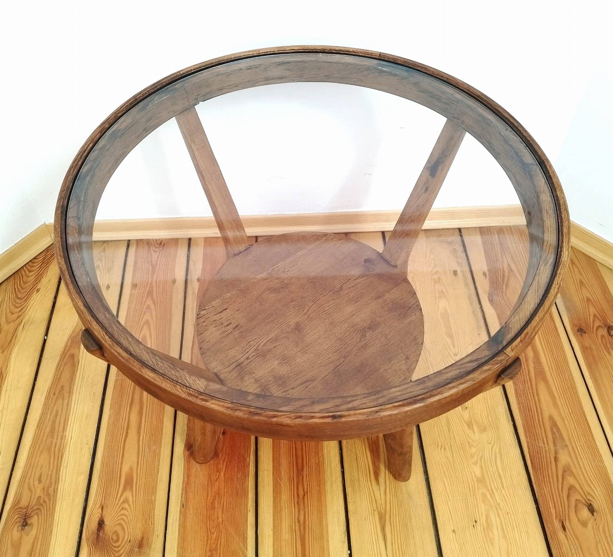 Coffee Table attributed to K. Kozelka for Interier Praha, Former Czechoslovakia, 1930s