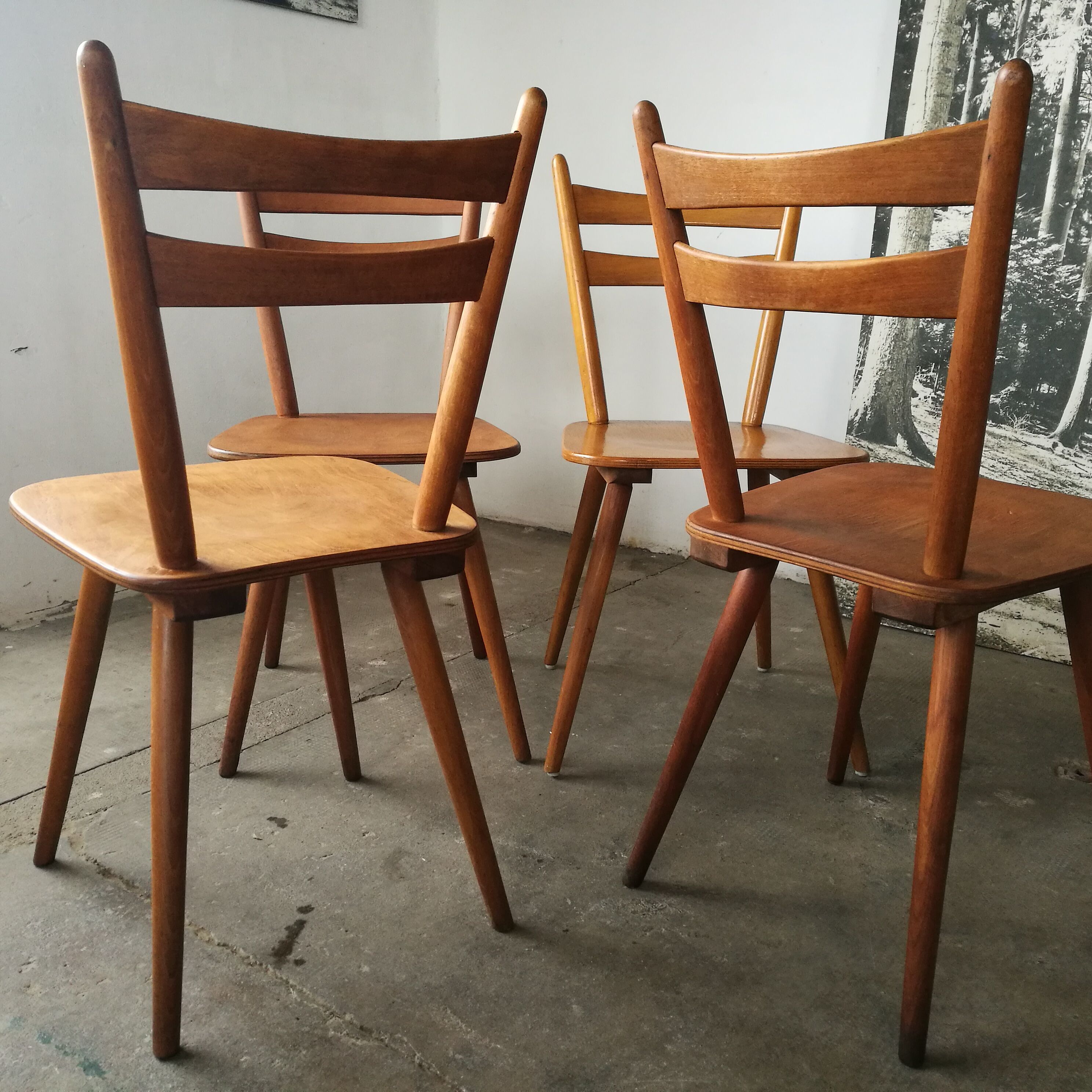 Set of 4 Scandinavian bars