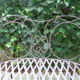 Old wrought iron bench