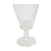 Verre à facettes, collection caton, cristallerie de Saint-Louis.