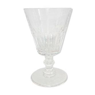 Glass has facets, collection caton, crystalry of St Louis