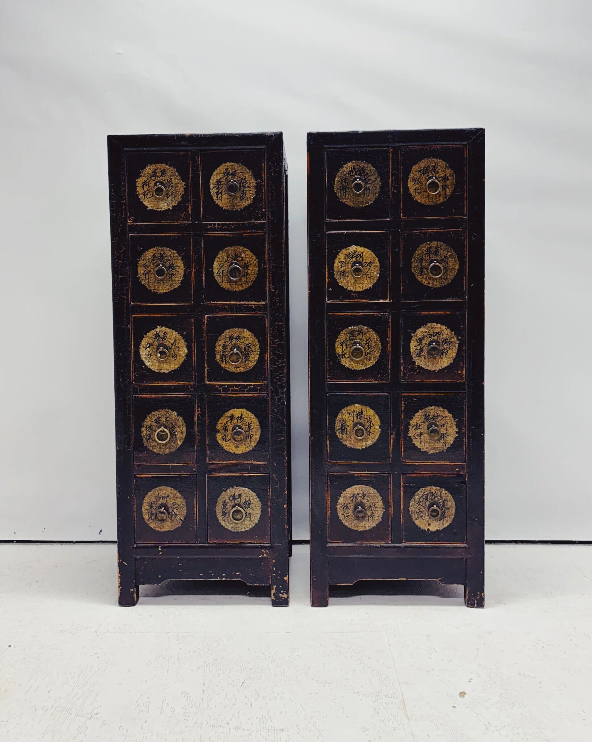 Antique Chinese apothecary cabinet