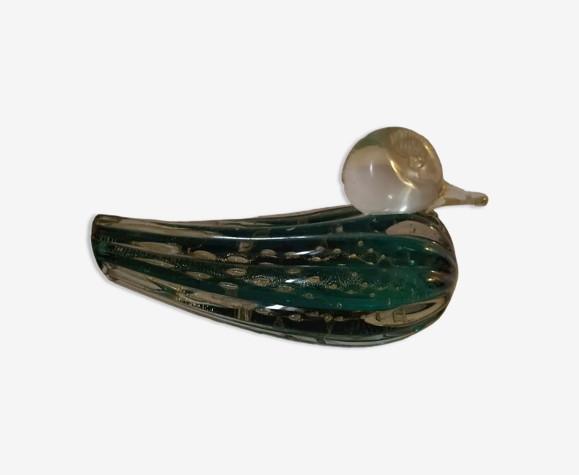 Duck glass press Murano Bruno Poggi