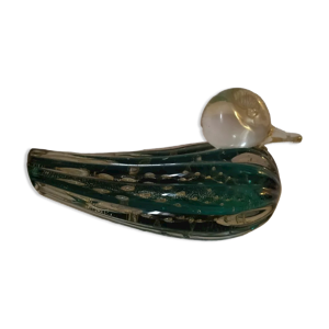 Presse papier canard verre Murano