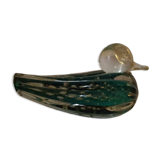 Duck glass press Murano Bruno Poggi