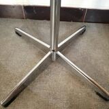 Chrome metal coat rack parrot, 12 balls, vintage 1970s