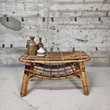 Rattan coffee table