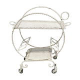 Old rolling serving table